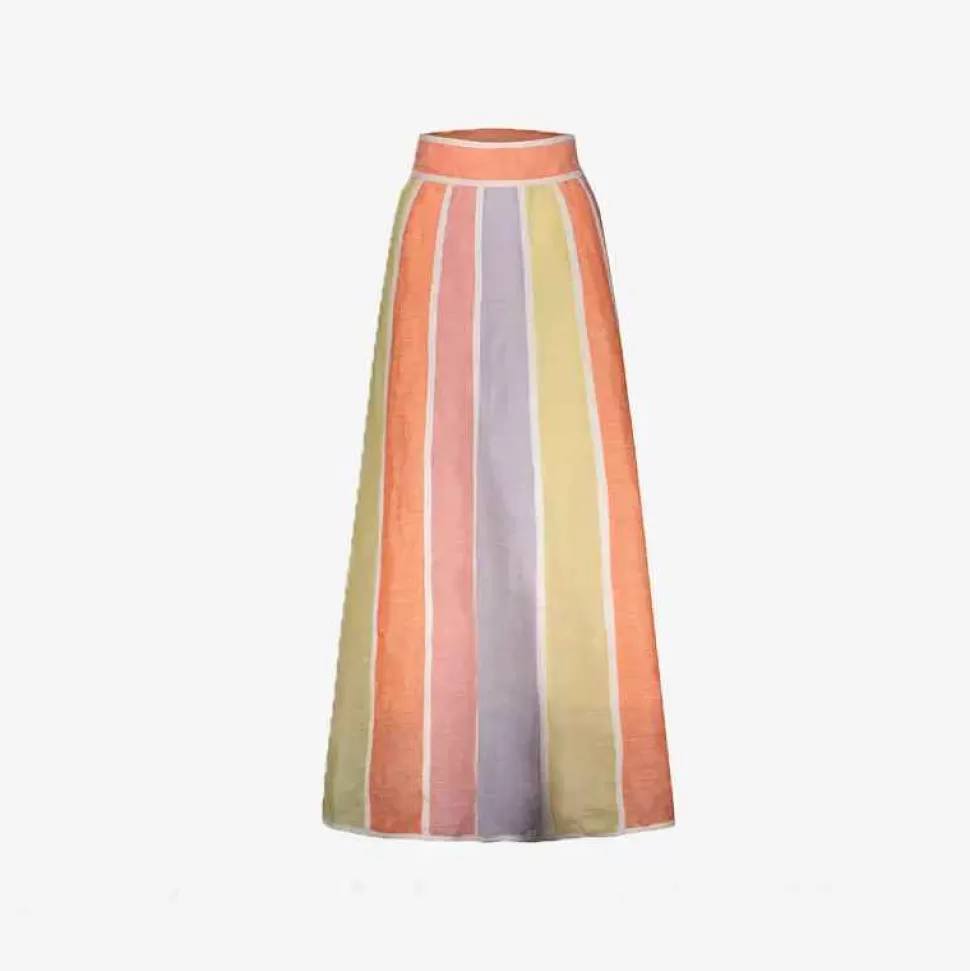 Bottoms-Amotea Charline Rainbow Skirt