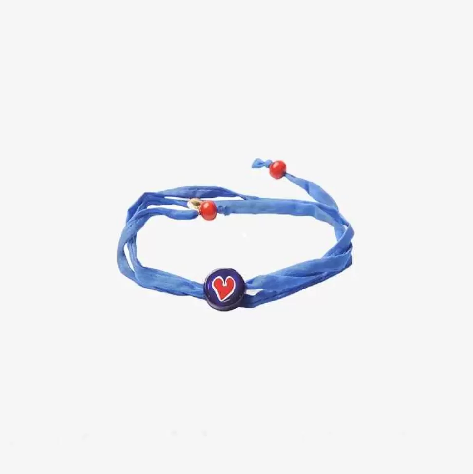 Jewelry-Amourrina Bacaro Blue Heart Bracelet