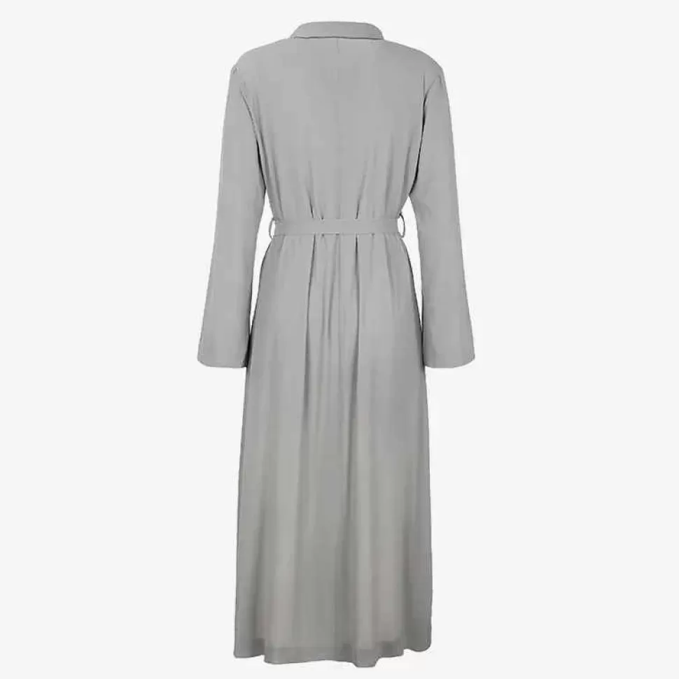 Outerwear-Atelier Bomba Grey Evening Gown - Made To Order