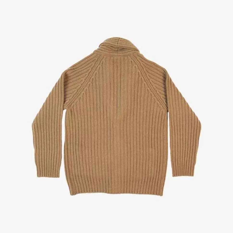 For Men-Battistoni Cashmere Brown Cardigan