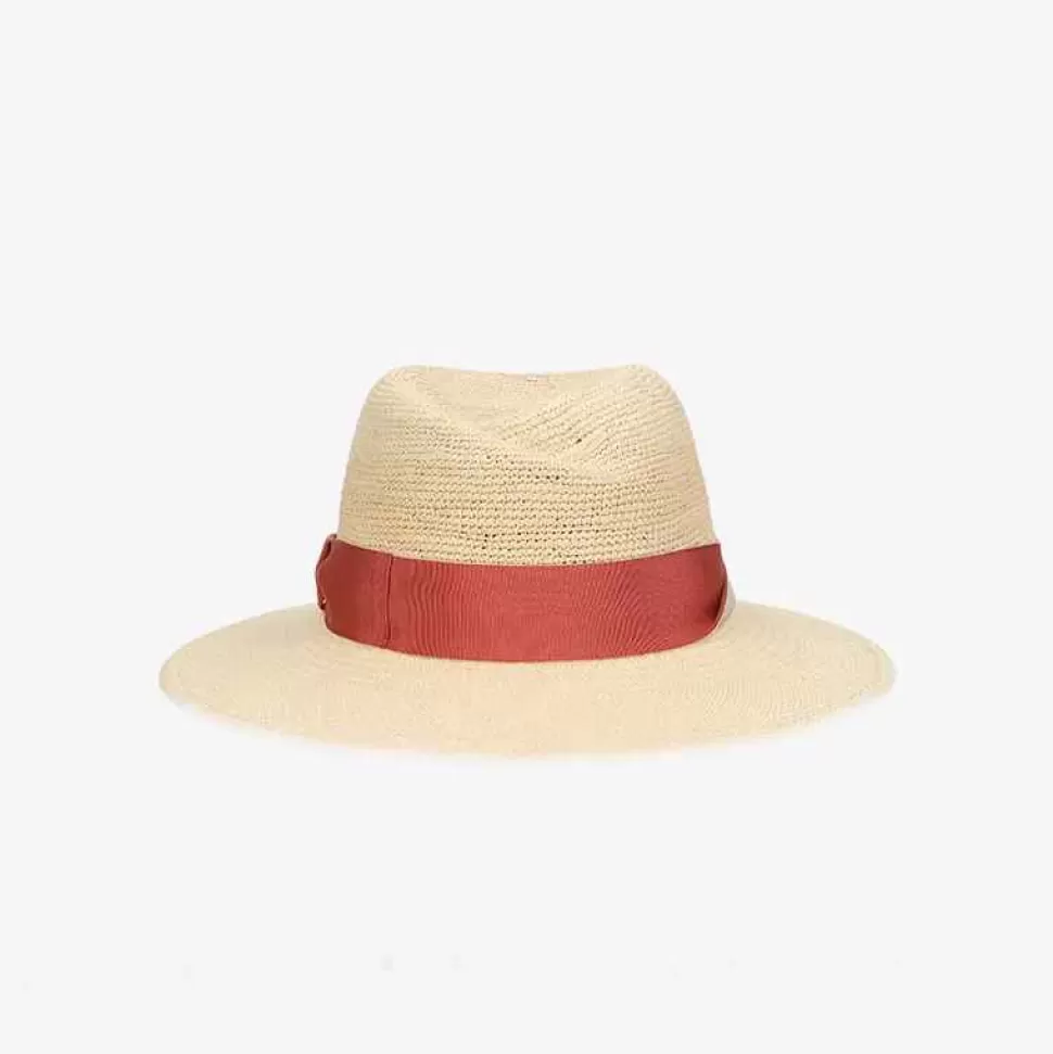 Accessories-Borsalino Panama Semicrochet Hat