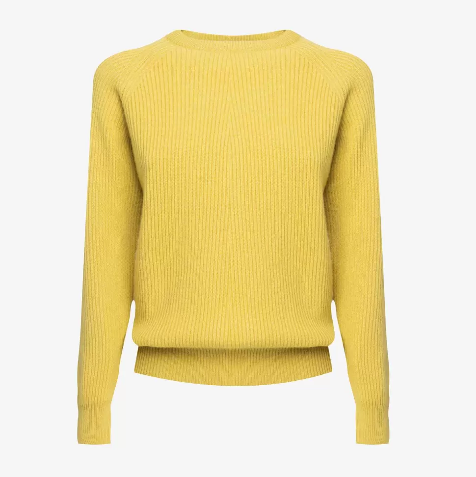 For Men-ISSIMO Brass Lamb'S Wool Roundneck Sweater