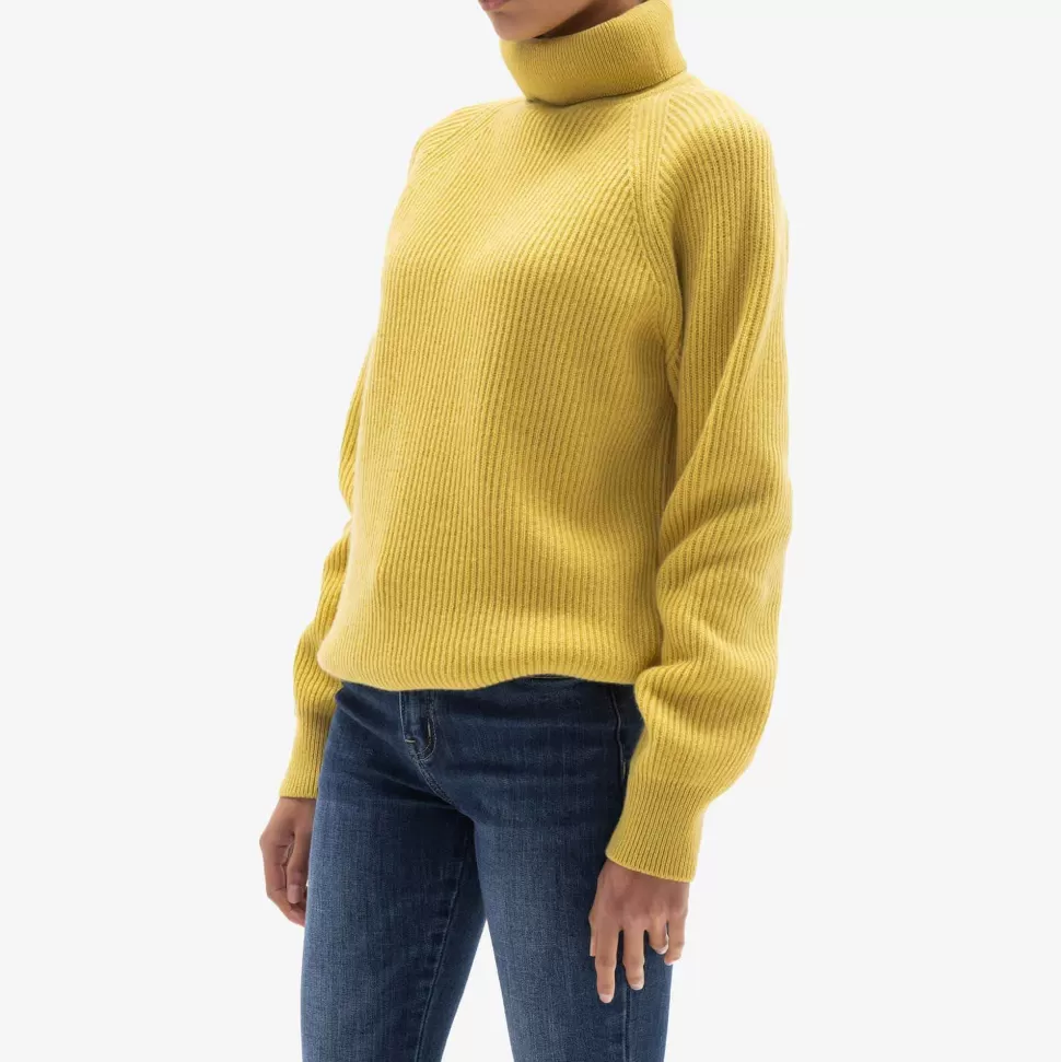For Men-ISSIMO Brass Lamb'S Wool Turtleneck Sweater