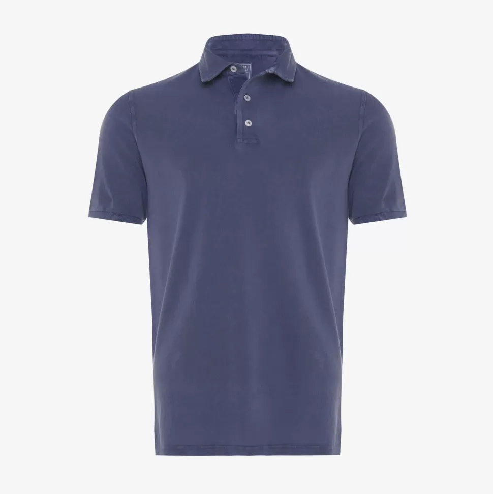 For Men-Fedeli Cotton Piquet Polo Shirt