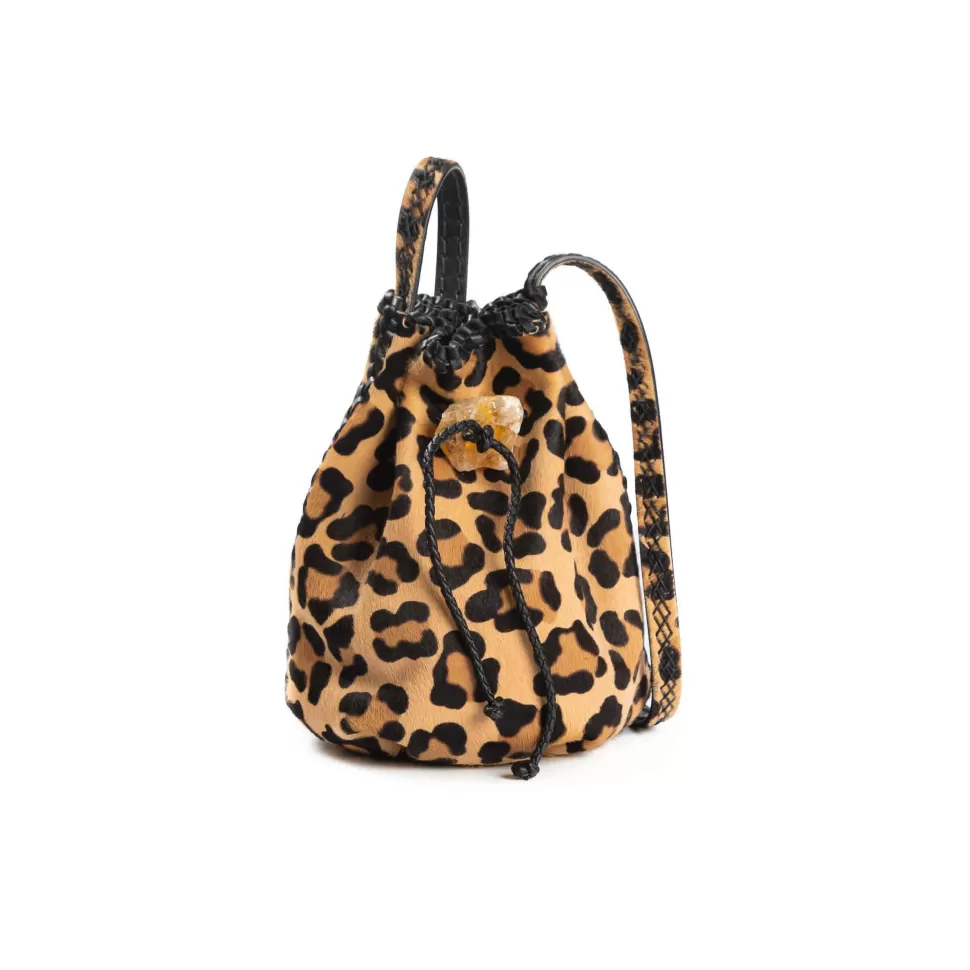 Bags & Accessories-Iacobella Mini Nirmala Leopard