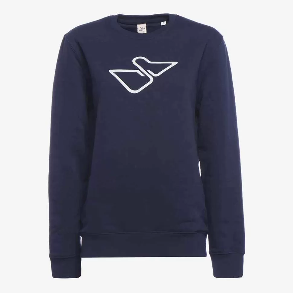 Il Pellicano-ISSIMO Il Pellicano Logo Blue Sweatshirt
