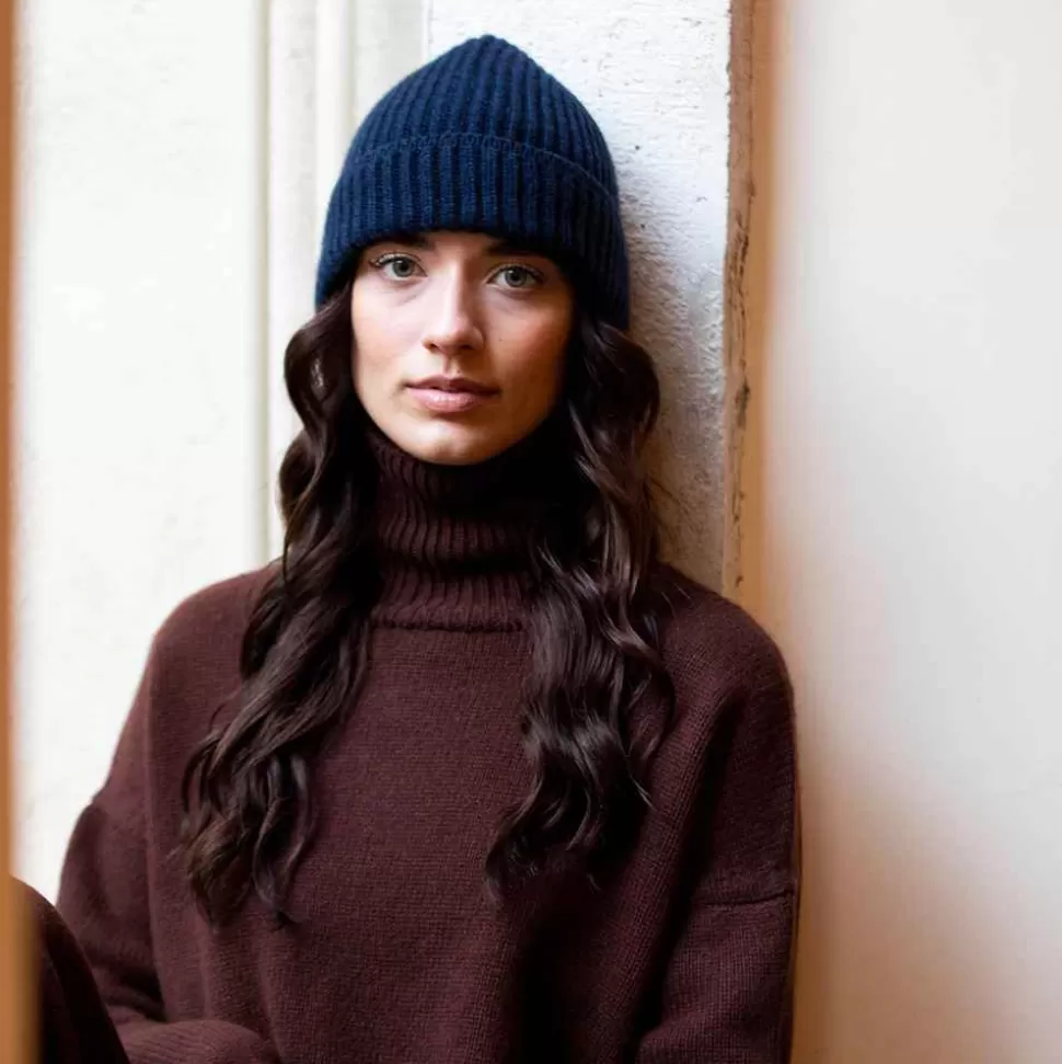 Knitwear-ISSIMO Cashmere Sweater - Cocoa