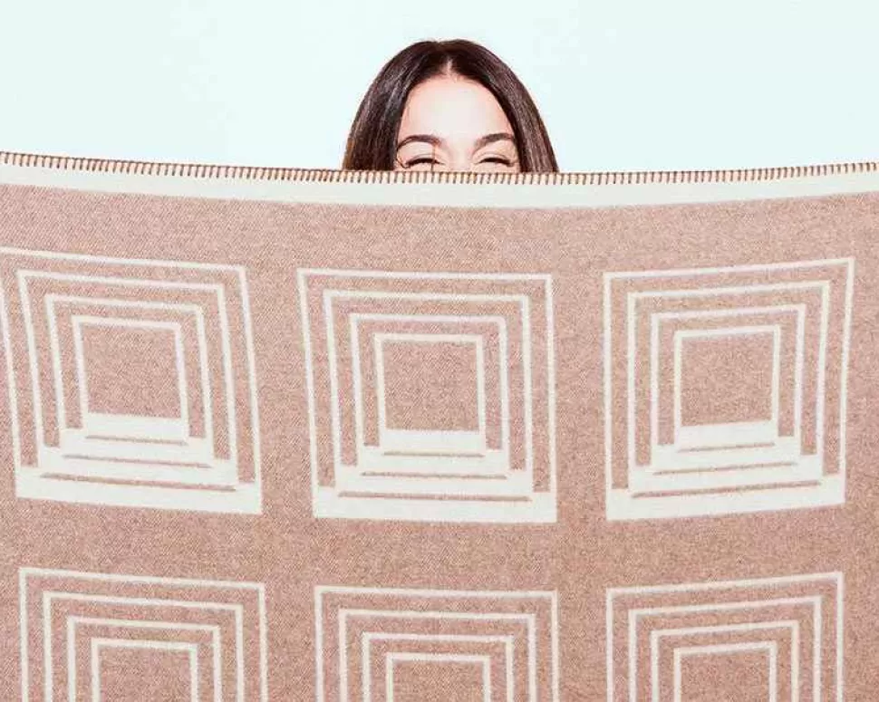 Bedroom-ISSIMO Pantheon Cashmere Blanket - Brown