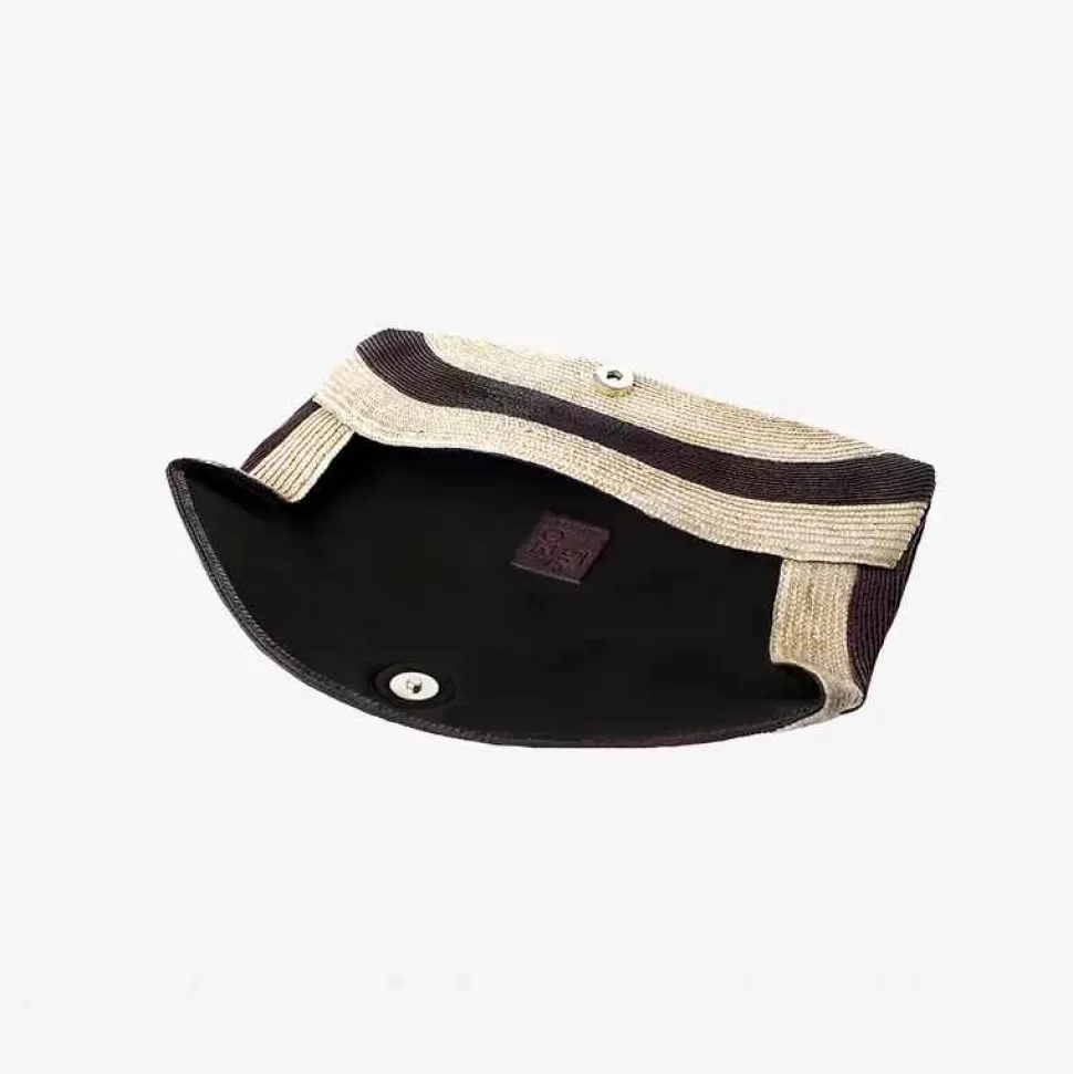 Bags & Accessories-ISSIMO Straw Clutch