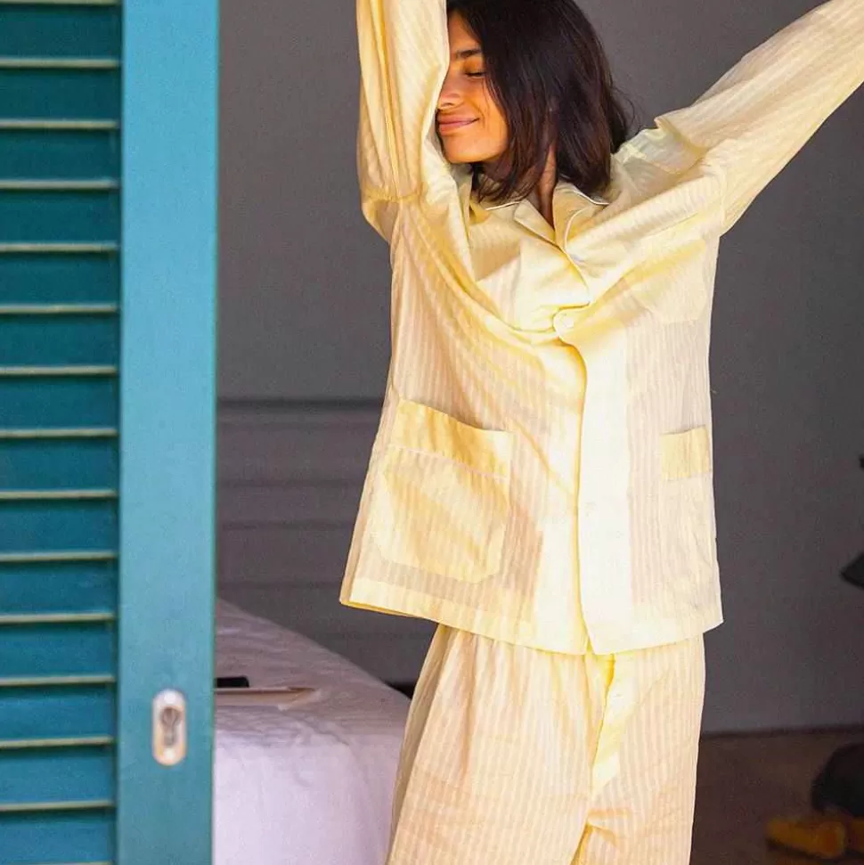 For Men-ISSIMO Unisex Roberto Pyjama Yellow