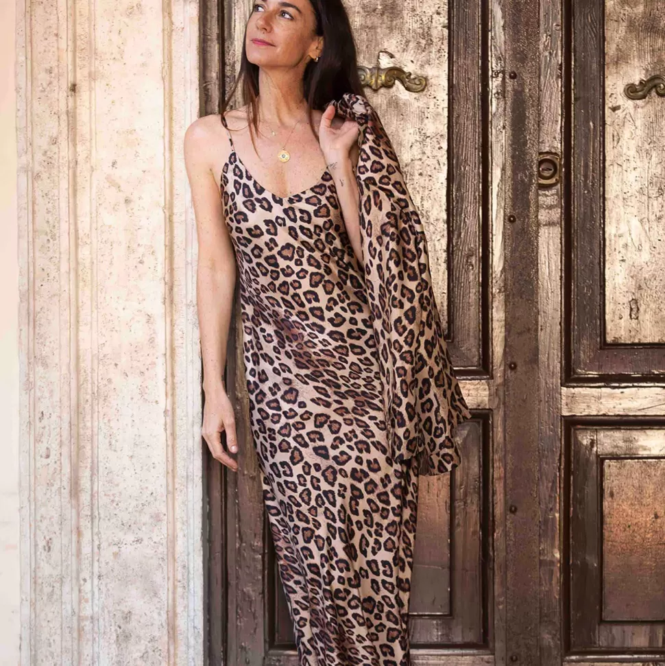 Dresses-ISSIMO X Alberto Biani Leopard Dress