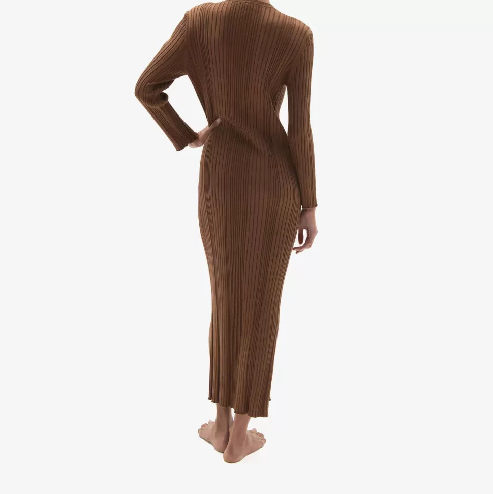 Dresses-ISSIMO X Casasola Luiza Dress Coffee