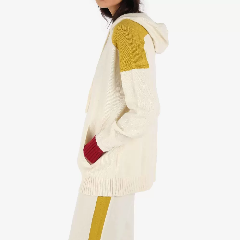 Knitwear-ISSIMO X Chinti & Parker Off The Boat Hoodie Cream