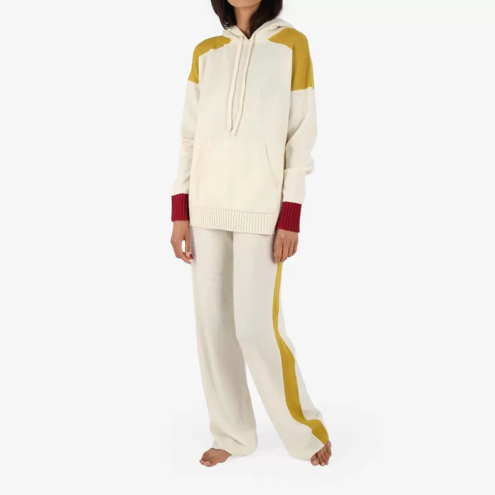 Knitwear-ISSIMO X Chinti & Parker Off The Boat Hoodie Cream