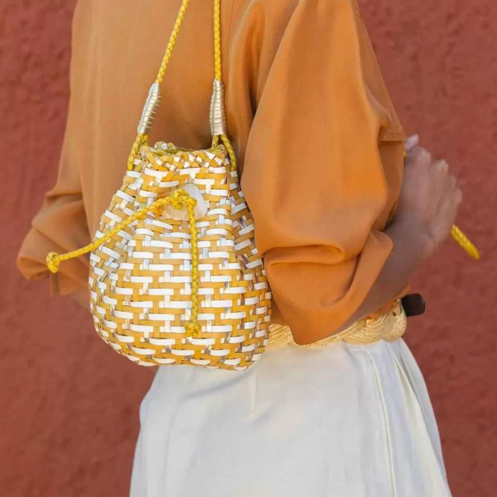 Bags & Accessories-ISSIMO X Iacobella Nirmala Yellow