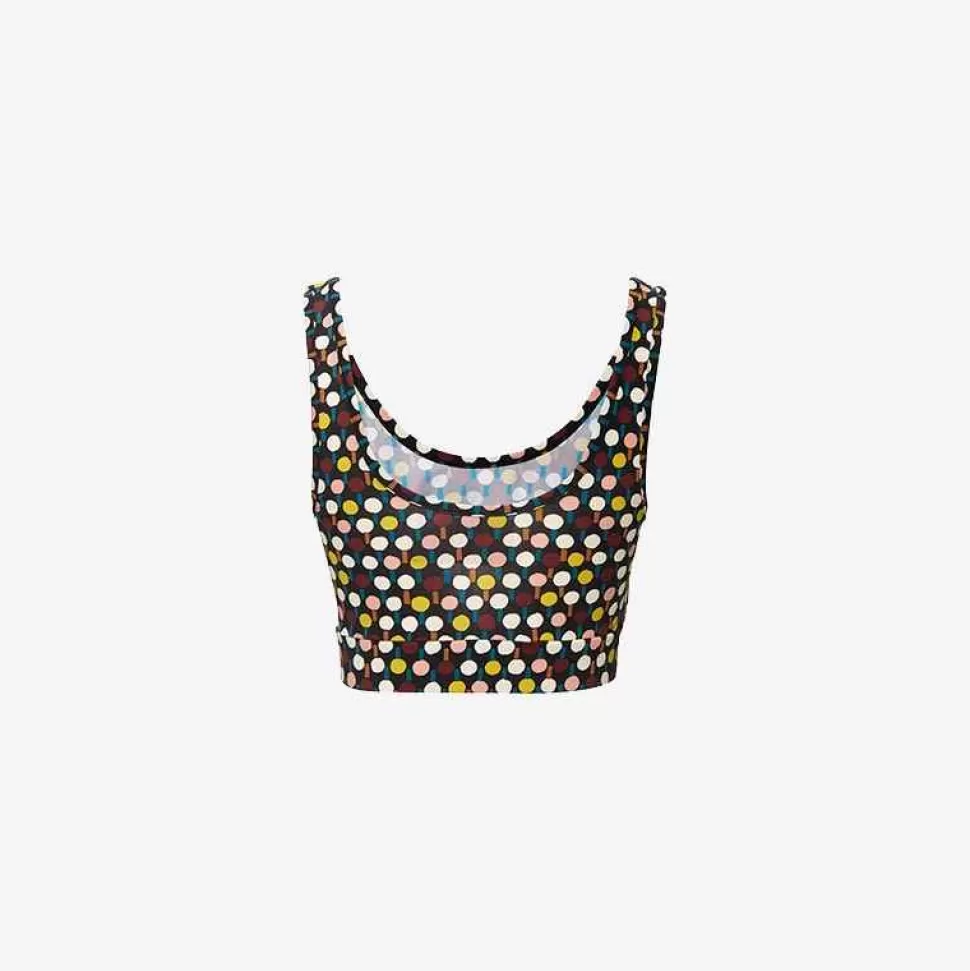 Tops & T-Shirts-ISSIMO X La Doublej Jazzercize Top - Ping Pong Nero