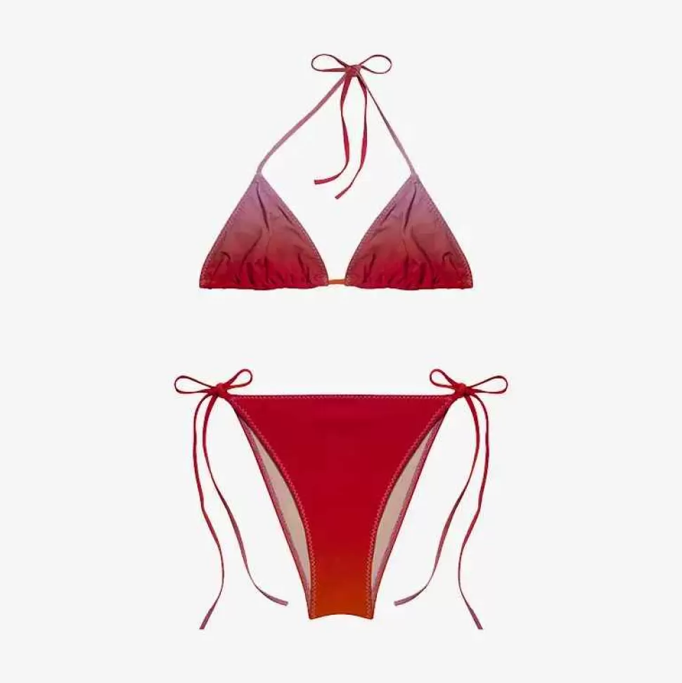 Beachwear-ISSIMO X Lido Venti Two Piece Swimsuit - Spritz Aperol