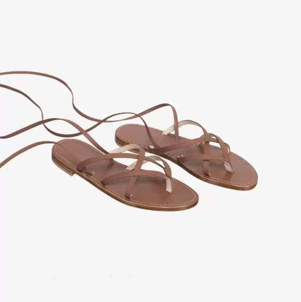 Shoes-ISSIMO X Mario D'Ischia Brown Sandals