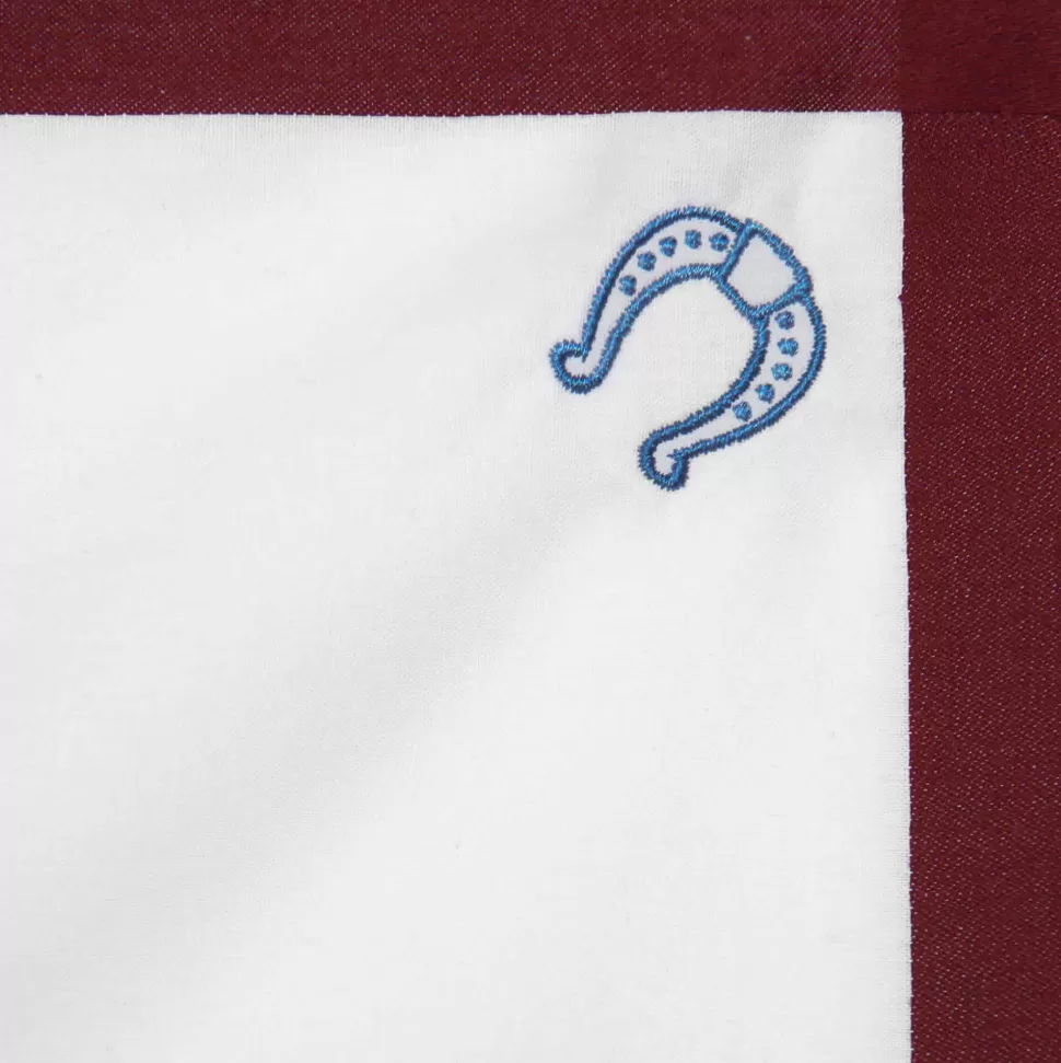 For Men-ISSIMO X Schostal Handkerchief With Ferro Di Cavallo Embroidery