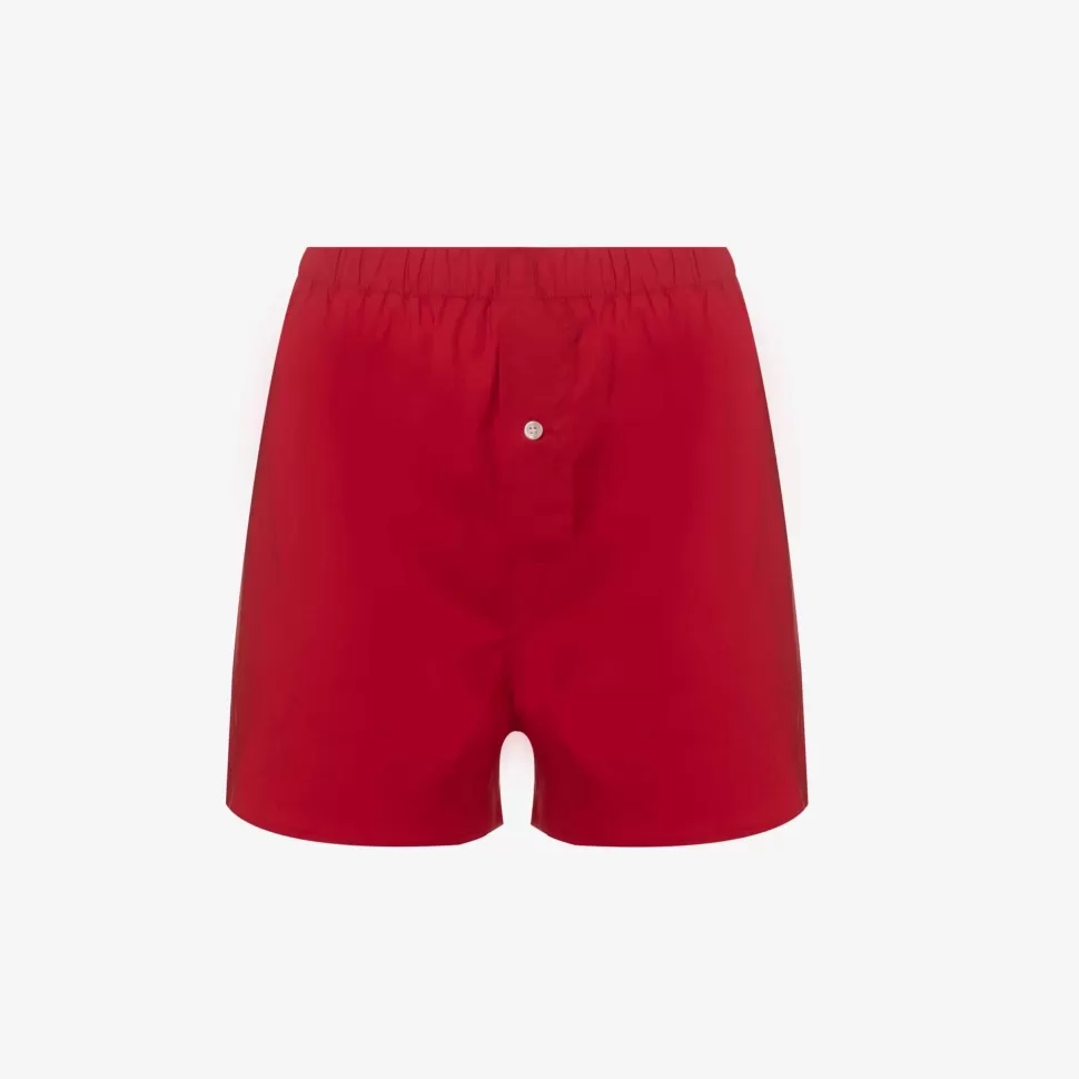 For Men-ISSIMO X Schostal Red Boxer Shorts