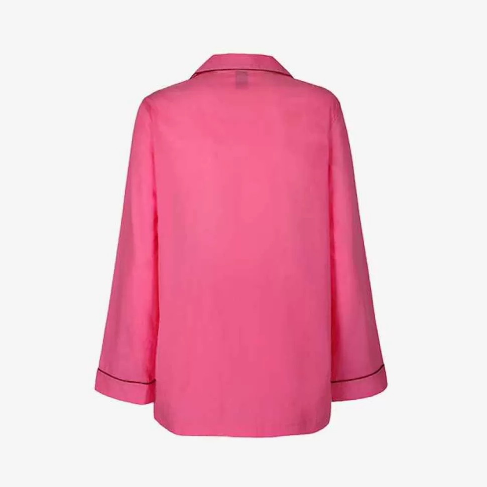 For Men-ISSIMO X Schostal Unisex Pyjama - Pink & Bordeaux