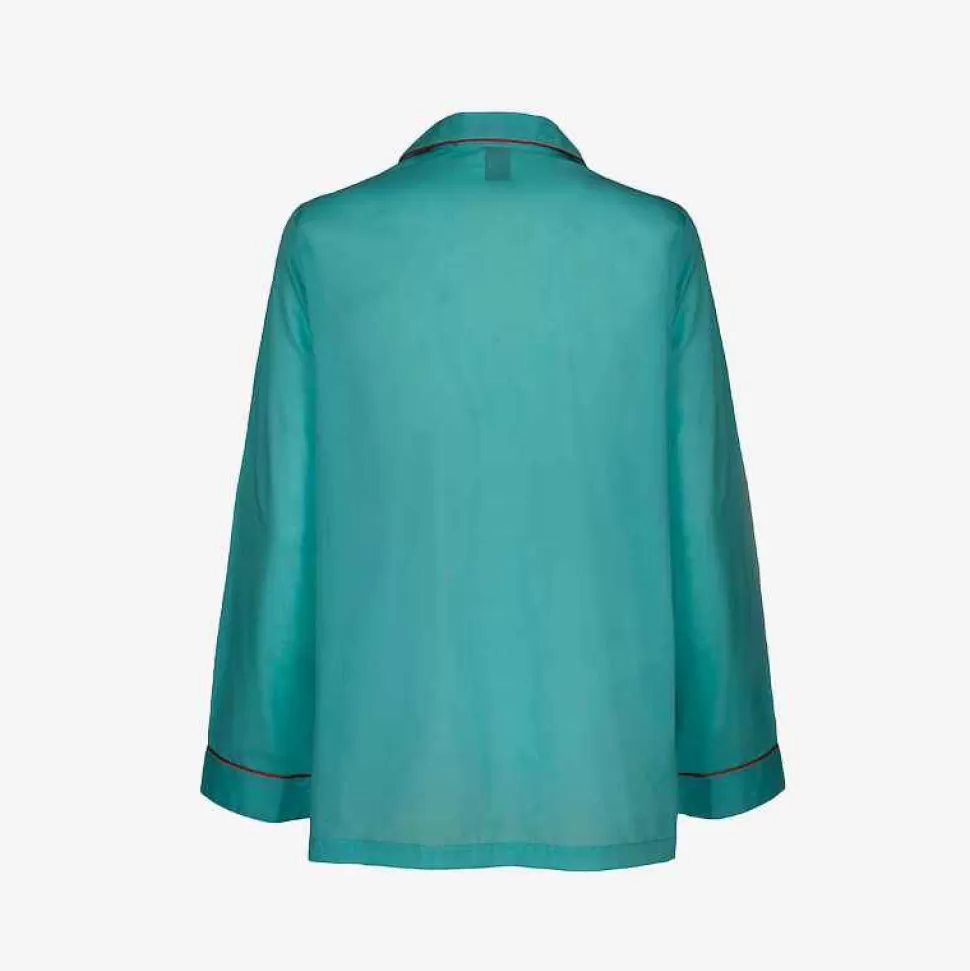 For Men-ISSIMO X Schostal Unisex Pyjama - Turquoise & Orange