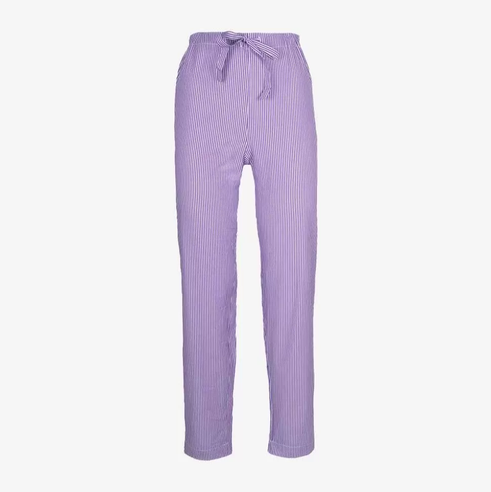 For Men-ISSIMO X Schostal Unisex Striped Pyjama-Purple&White