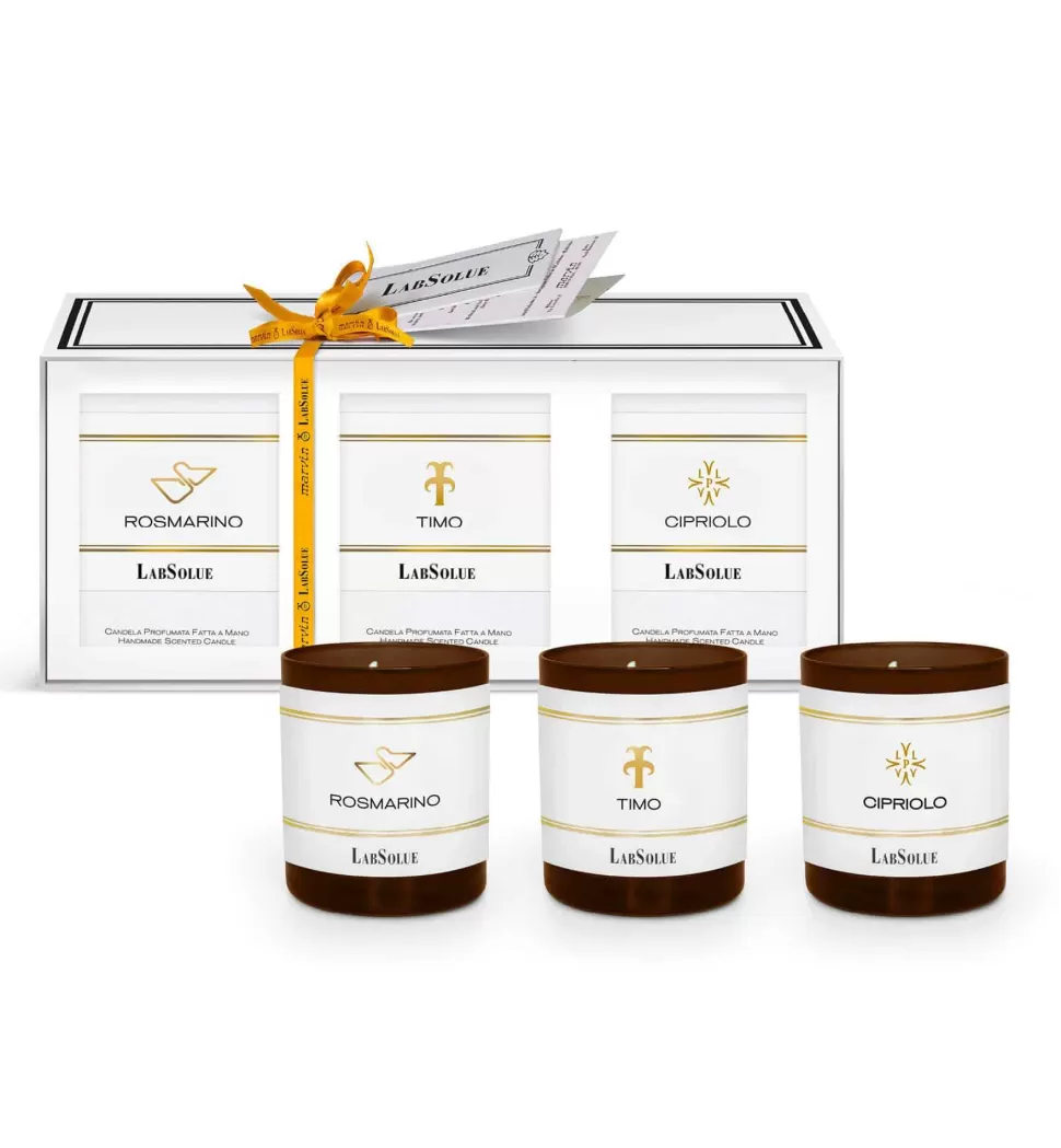 La Posta Vecchia-LabSolue Set Of Three Scented Candles