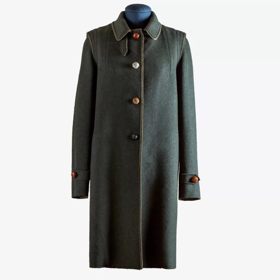 Outerwear-Lodental Women'S Classic Loden Coat - Made To Order