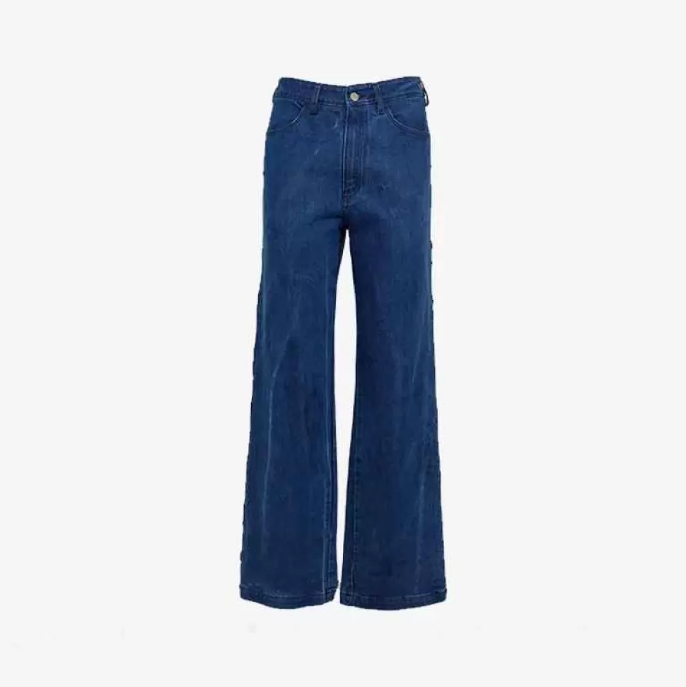 Bottoms-Loretta Caponi Amelia Blue Denim