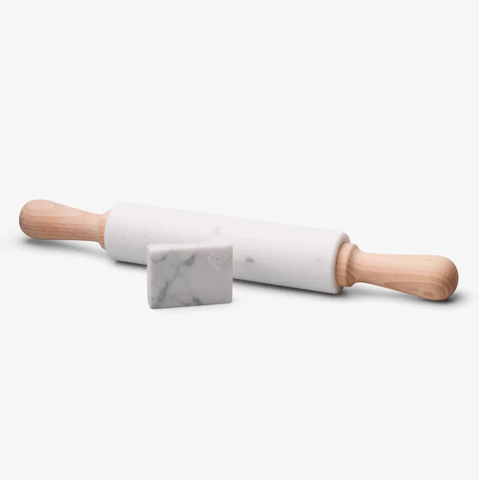 Kitchen-Marmolove All Night Long Carrara Marble Rolling Pin