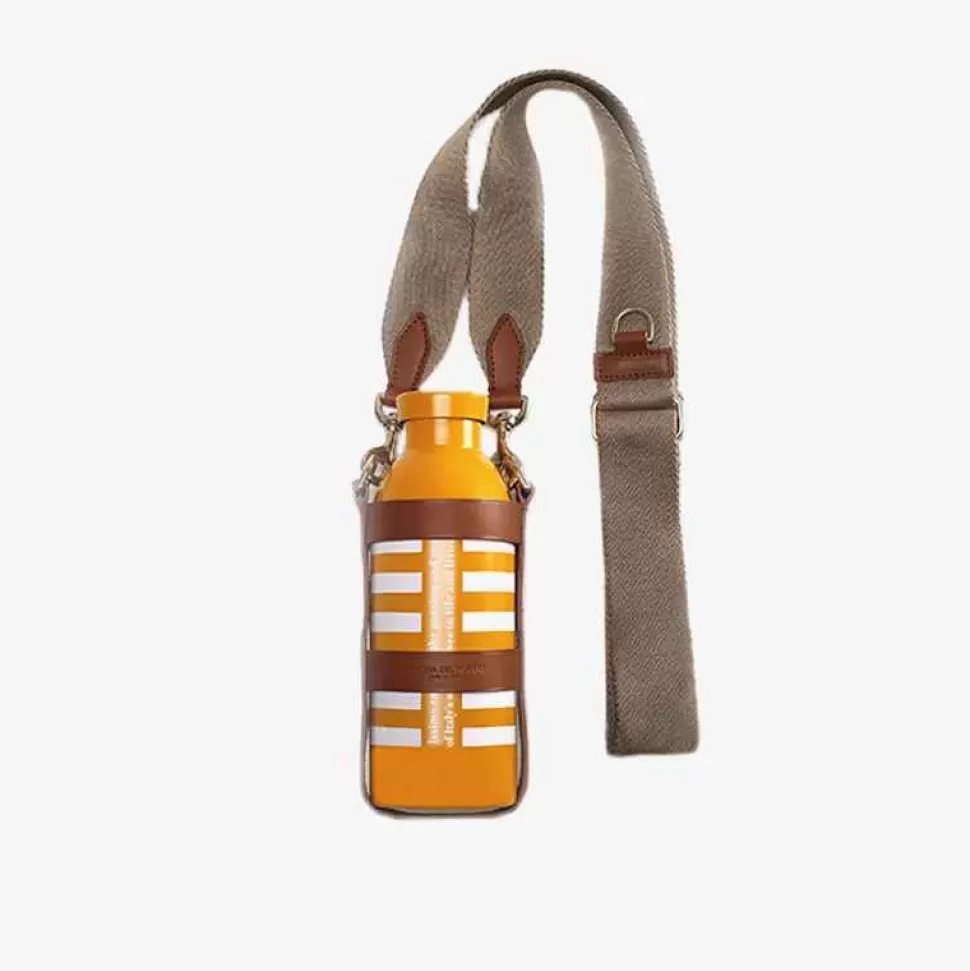 Bags & Accessories-Officina Del Poggio Bottle Bag With Bottle Tan