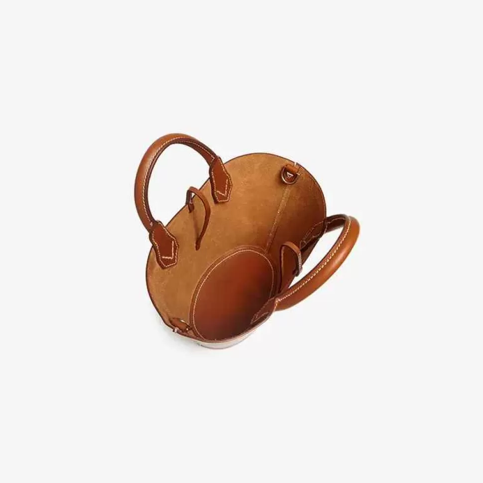 Bags & Accessories-Officina Del Poggio Small Cesta Tan