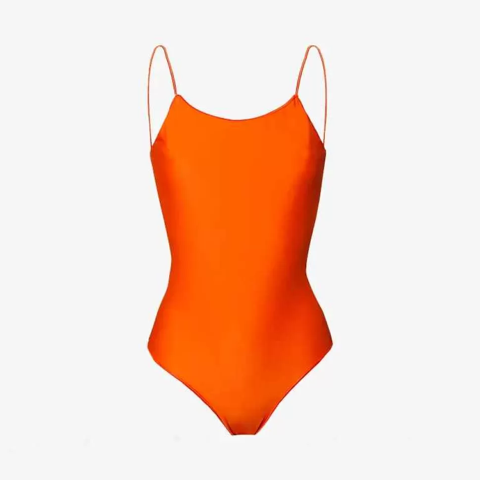 Beachwear-Oseree Eco Basic Maillot Orange